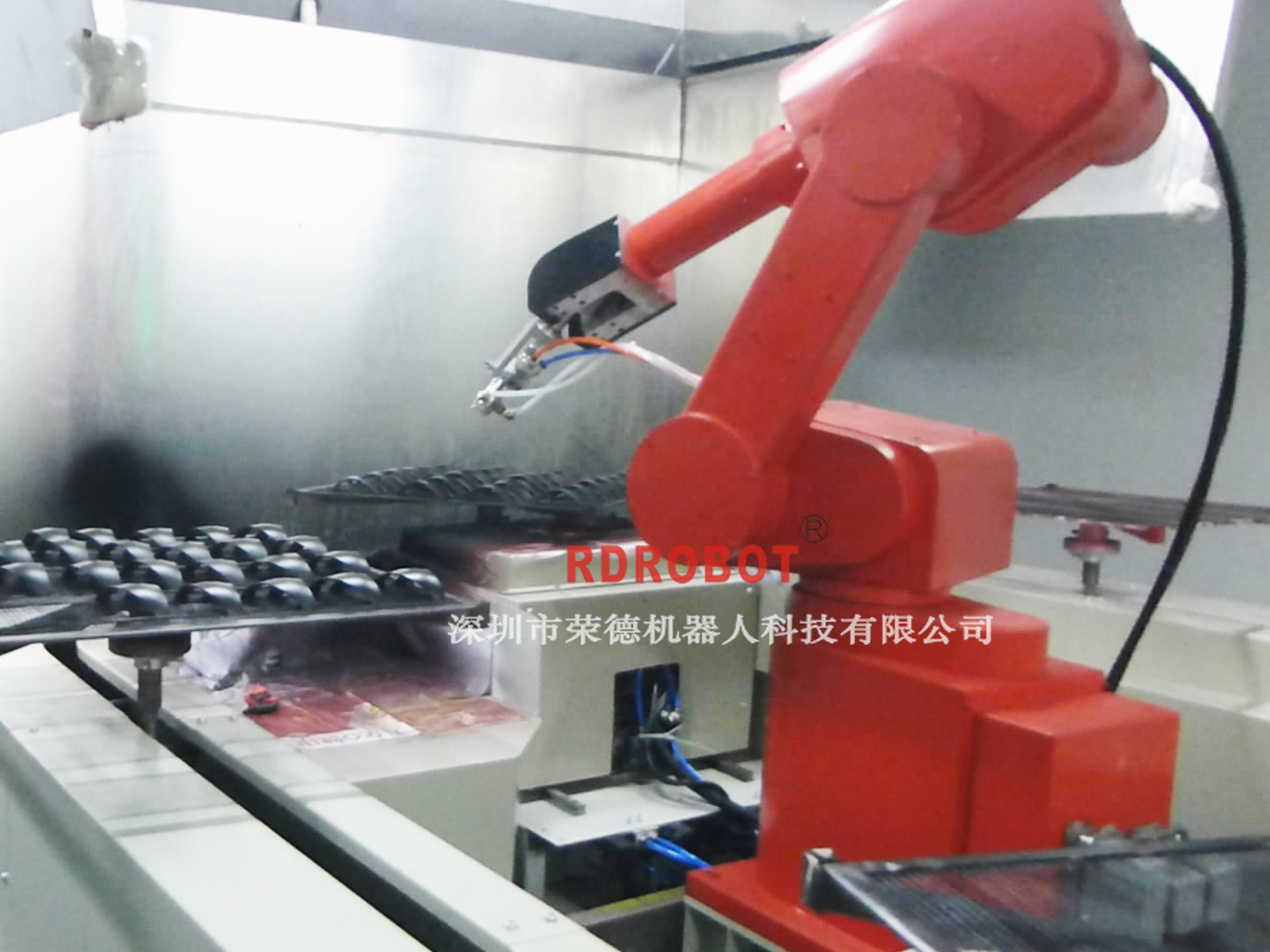 鼠标外殼六軸防爆噴塗機器人