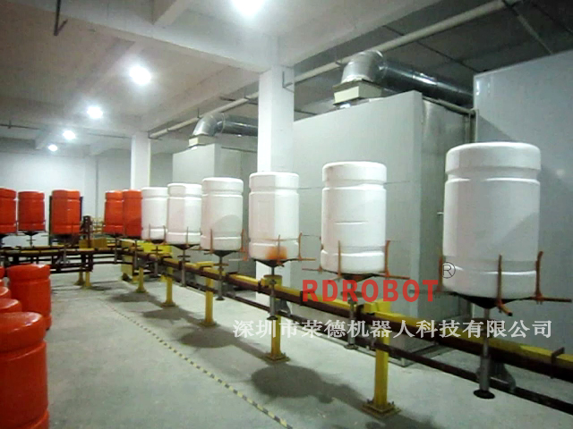 海洋浮桶在線自動噴塗生産線