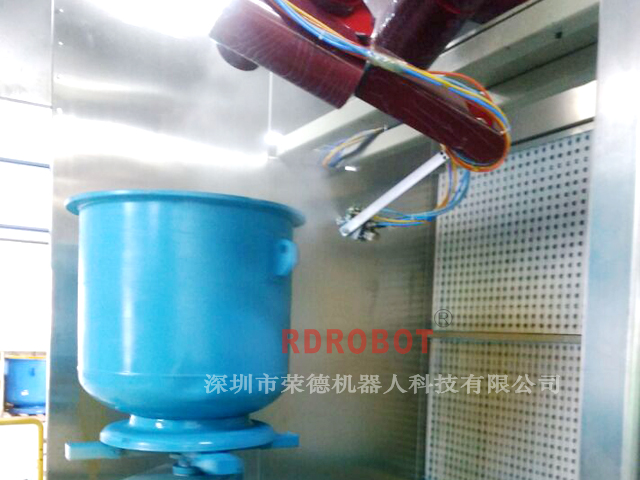 罐體内外表面噴漆機器人