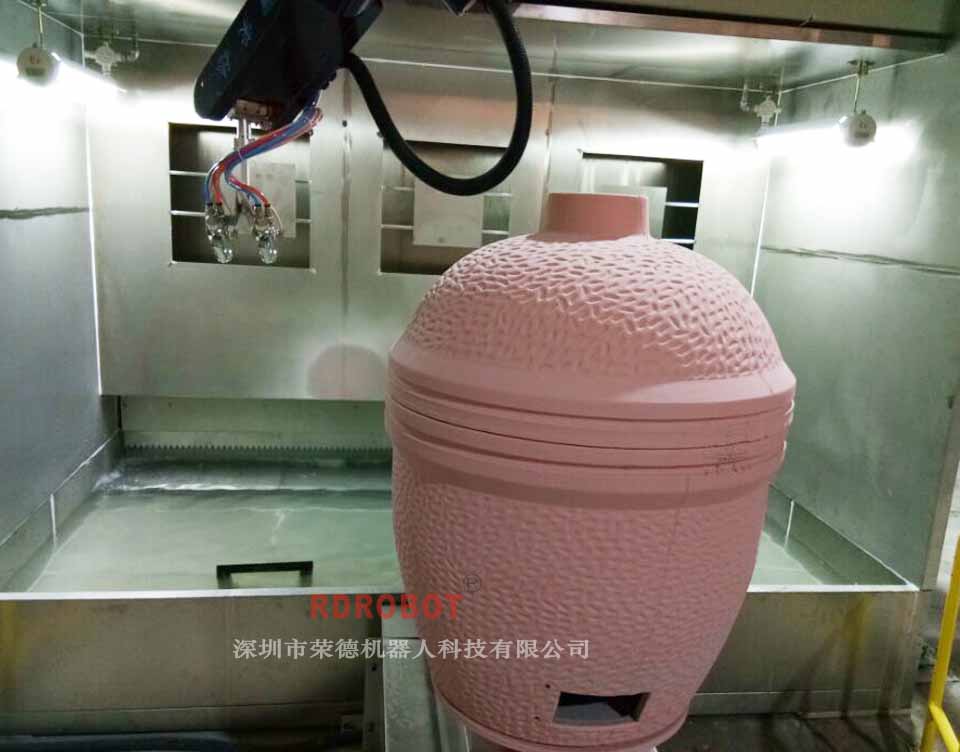 陶瓷竈具機器人全自動噴塗機