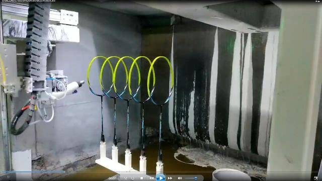 羽毛球拍靜電噴塗機設備